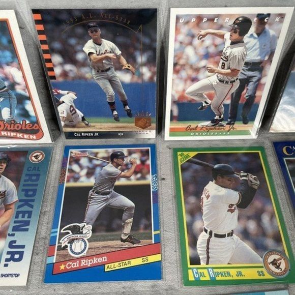 HUGE 20 Card Lot Cal Ripken Jr Baltimore Orioles Stadium Donruss Gold Upper Deck - Picture 3 of 7